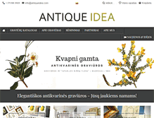 Tablet Screenshot of antiqueidea.com